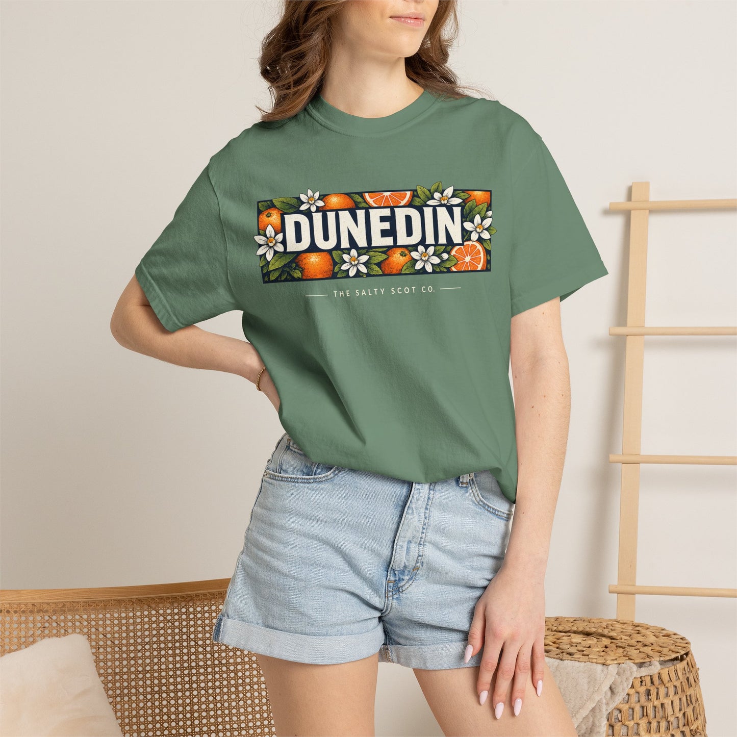 Dunedin Citrus Blossom Tee (Light)  - The Salty Scot Collection