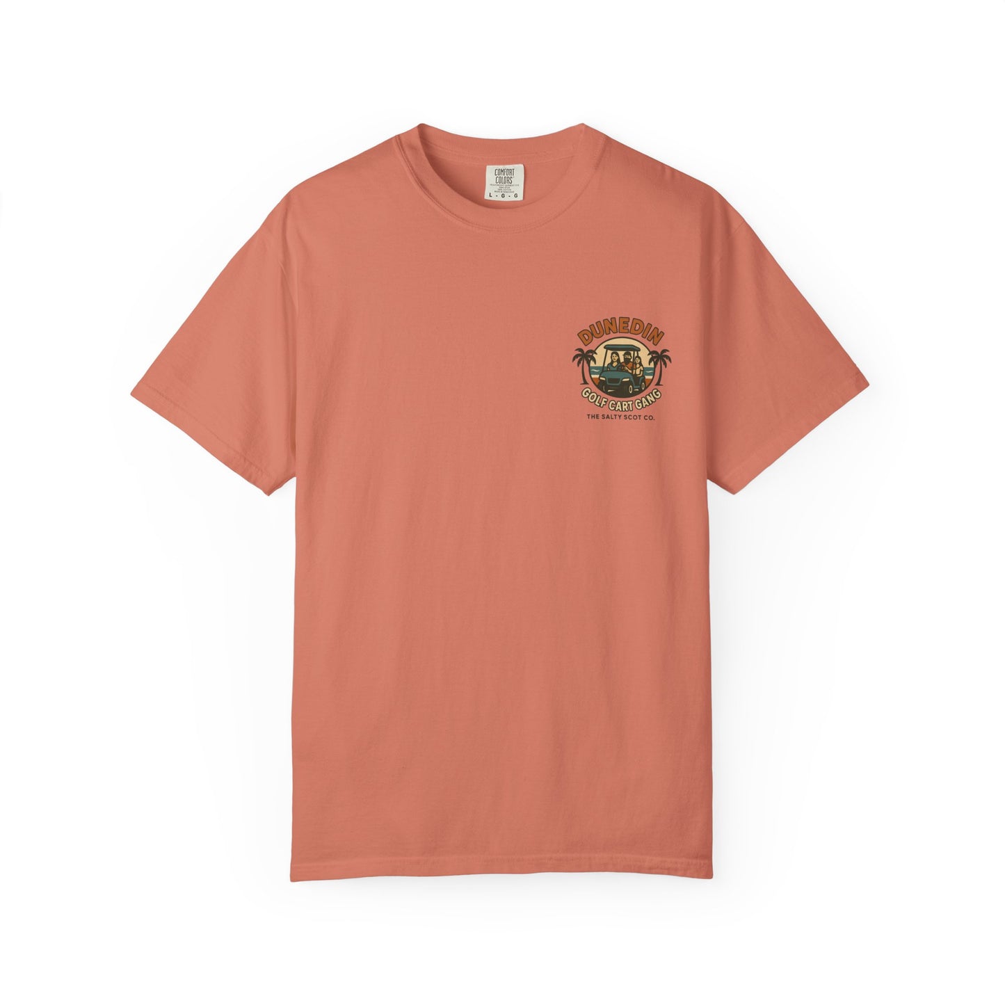 Dunedin Golf Cart Gang Tee – The Salty Scot Collection
