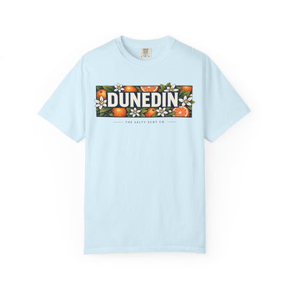 Dunedin Citrus Blossom Tee (Dark) - The Salty Scot Collection