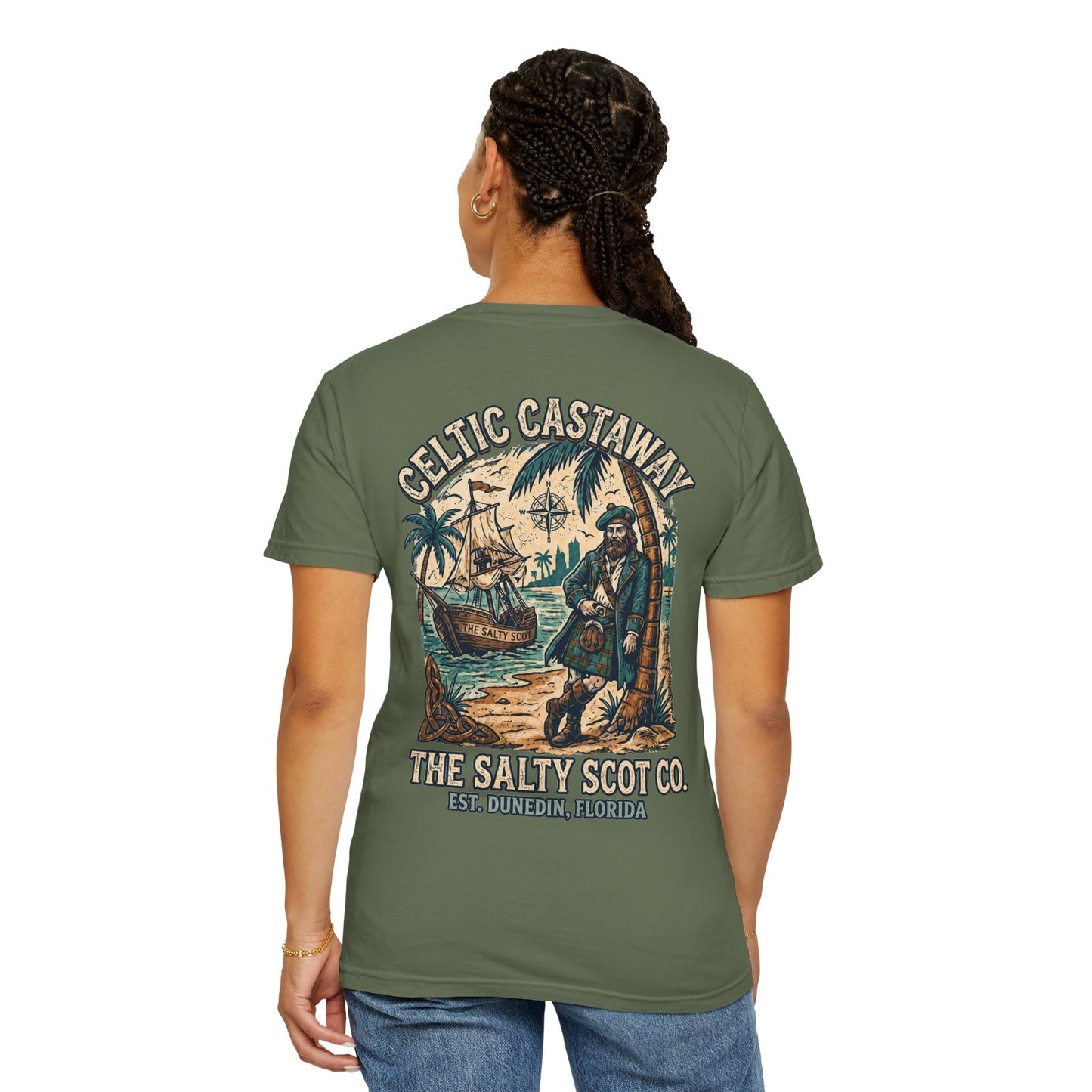 Celtic Castaway Tee - The Salty Scot Collection