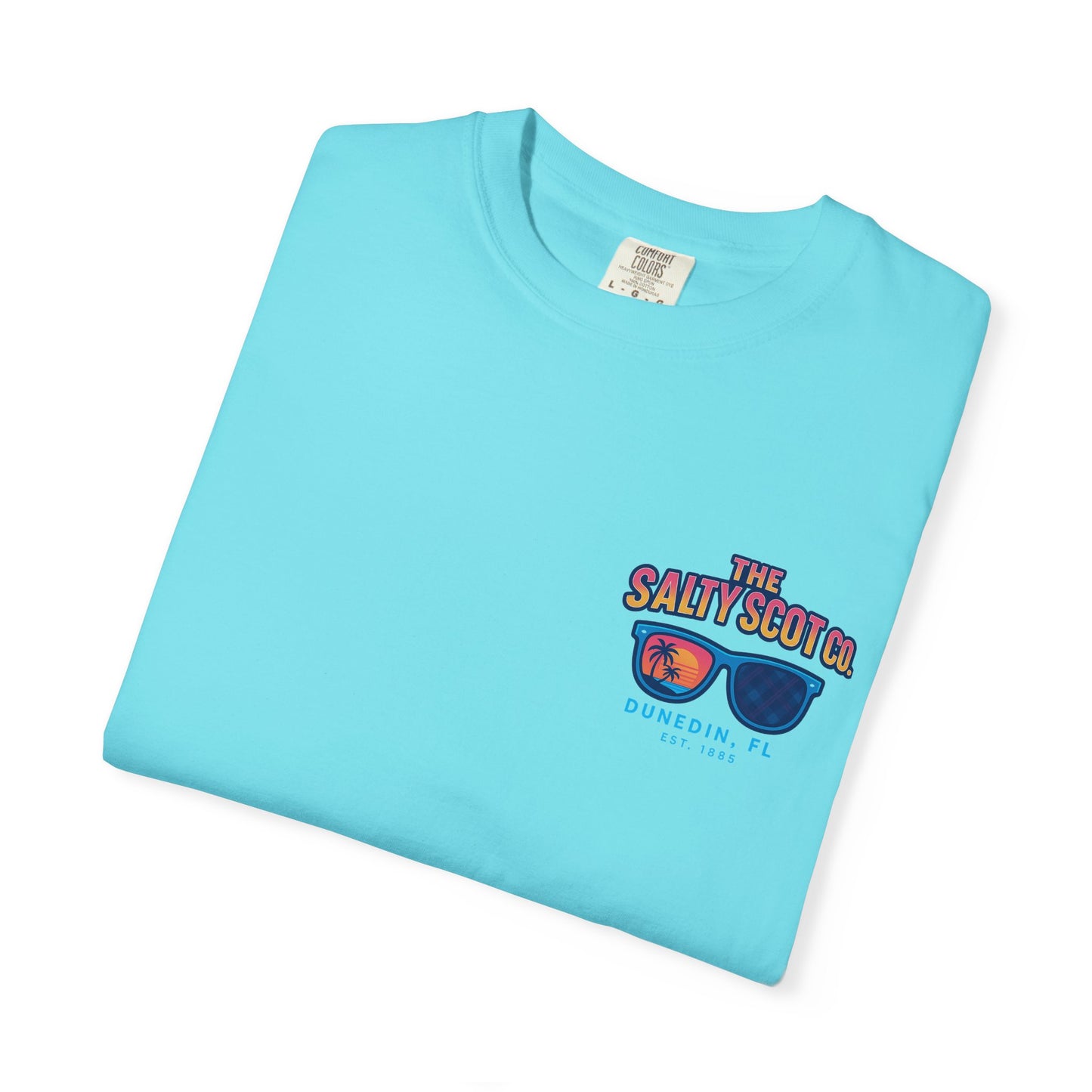 Neon Coastline Dunedin Tee - The Salty Scot Collection