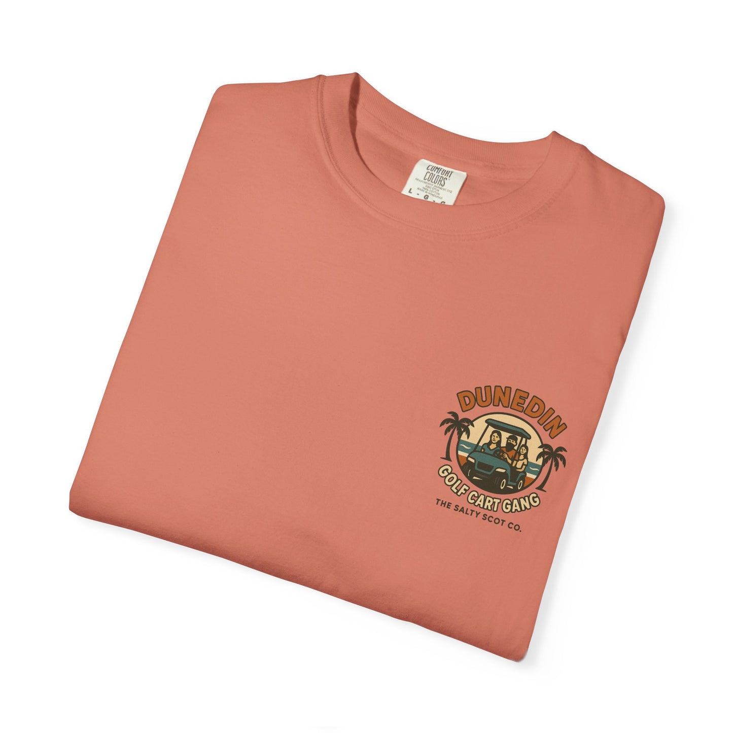 Dunedin Golf Cart Gang Tee – The Salty Scot Collection