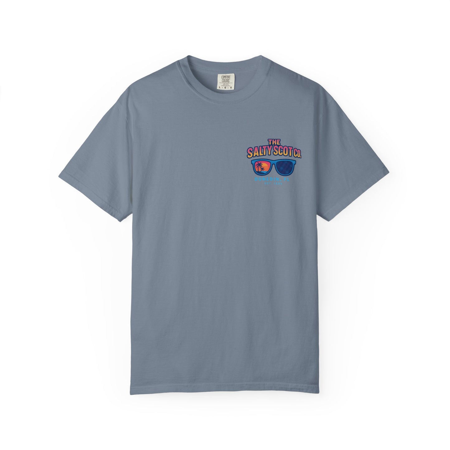 Neon Coastline Dunedin Tee - The Salty Scot Collection