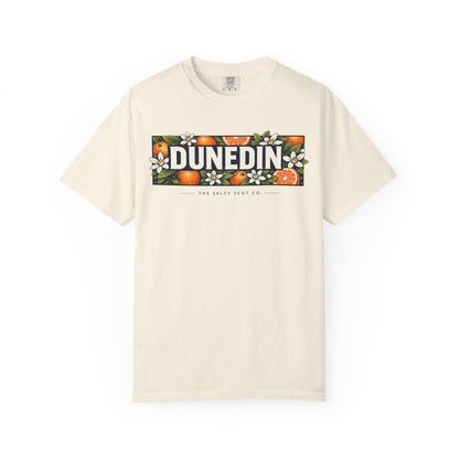 Dunedin Citrus Blossom Tee (Dark) - The Salty Scot Collection