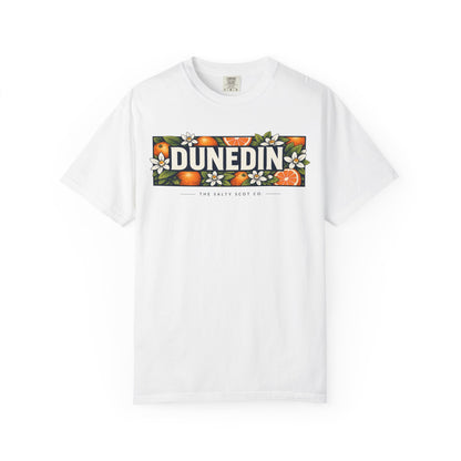 Dunedin Citrus Blossom Tee (Dark) - The Salty Scot Collection