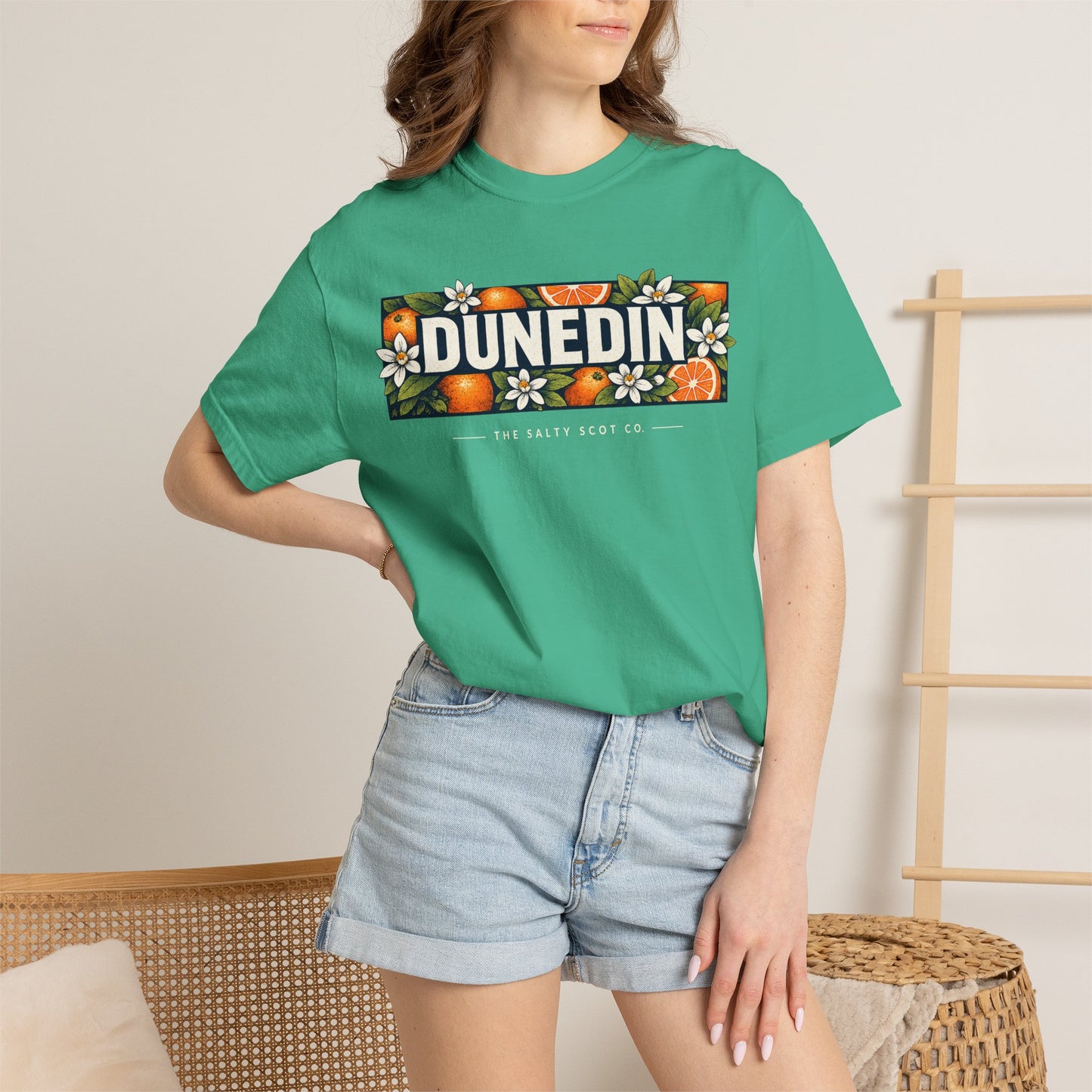 Dunedin Citrus Blossom Tee (Light)  - The Salty Scot Collection