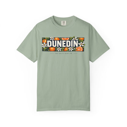 Dunedin Citrus Blossom Tee (Dark) - The Salty Scot Collection