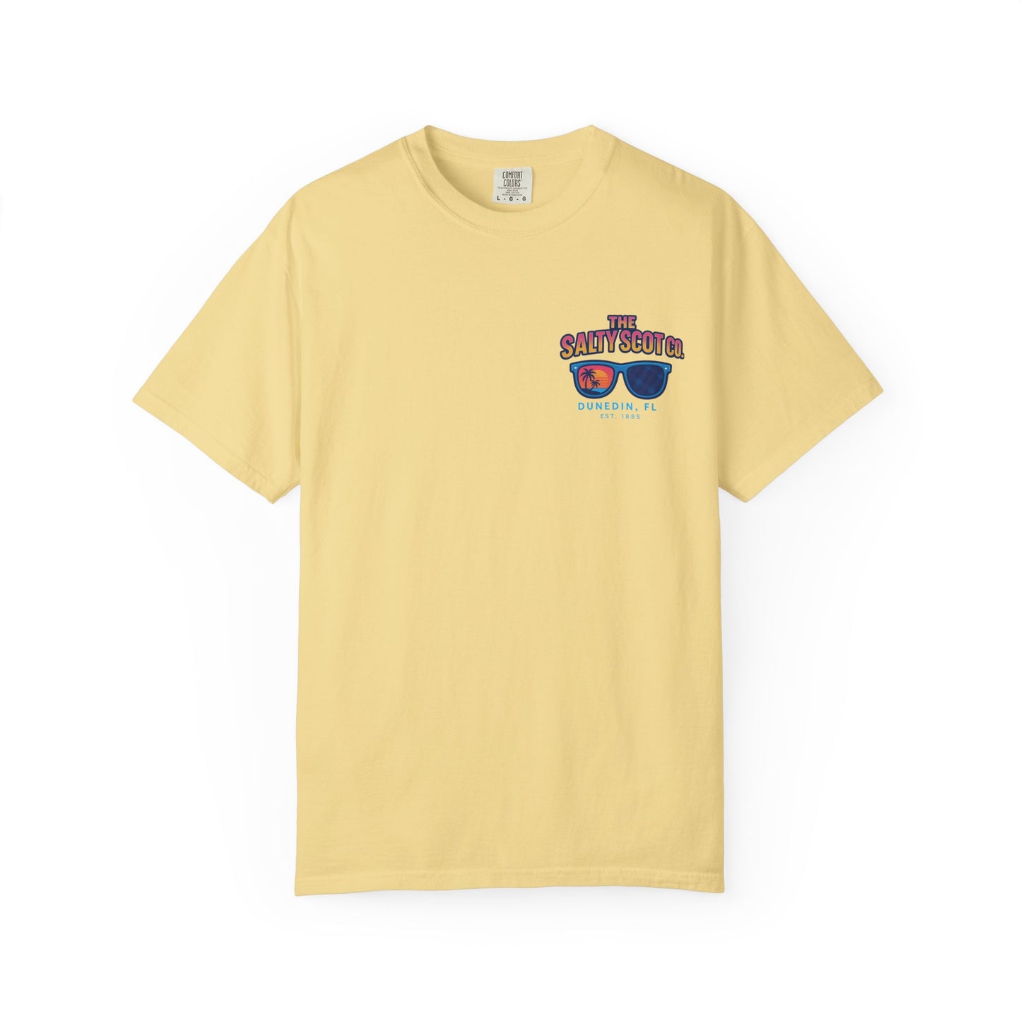 Neon Coastline Dunedin Tee - The Salty Scot Collection