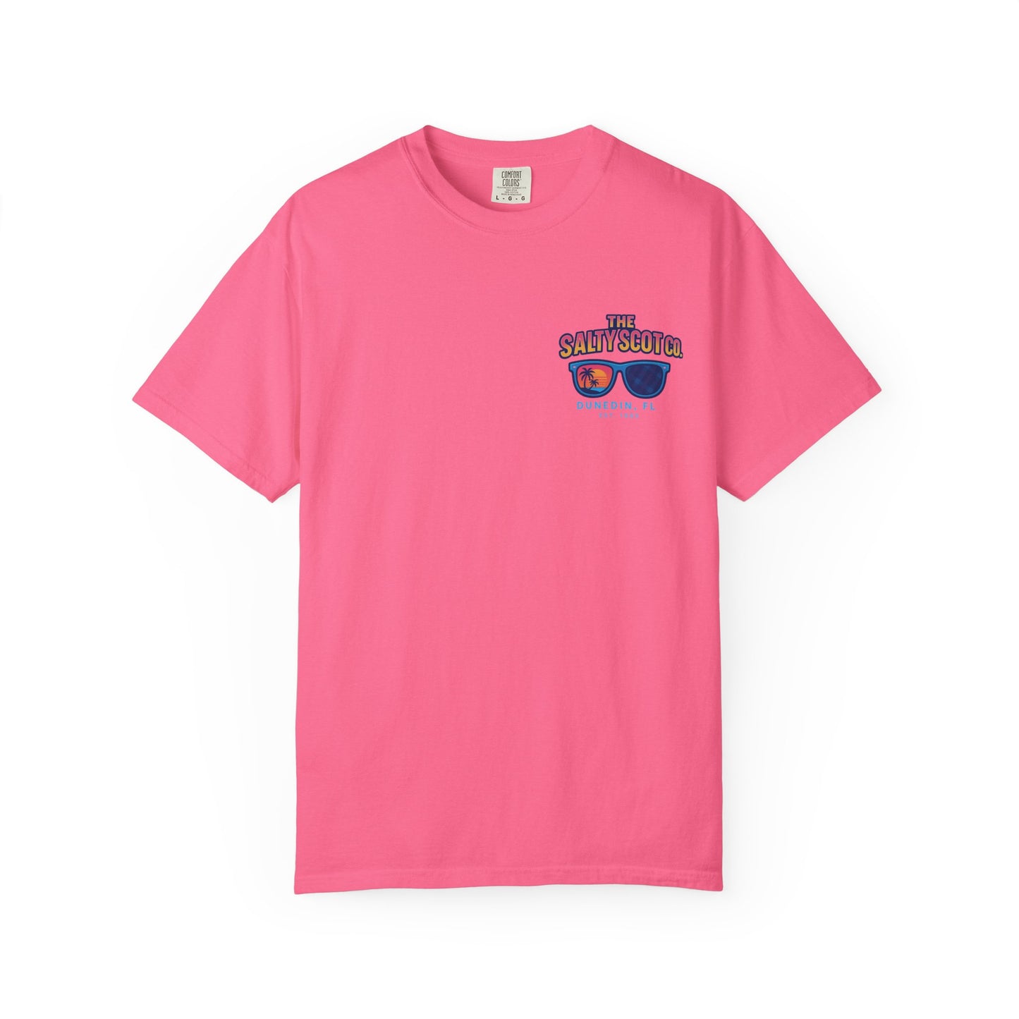 Neon Coastline Dunedin Tee - The Salty Scot Collection