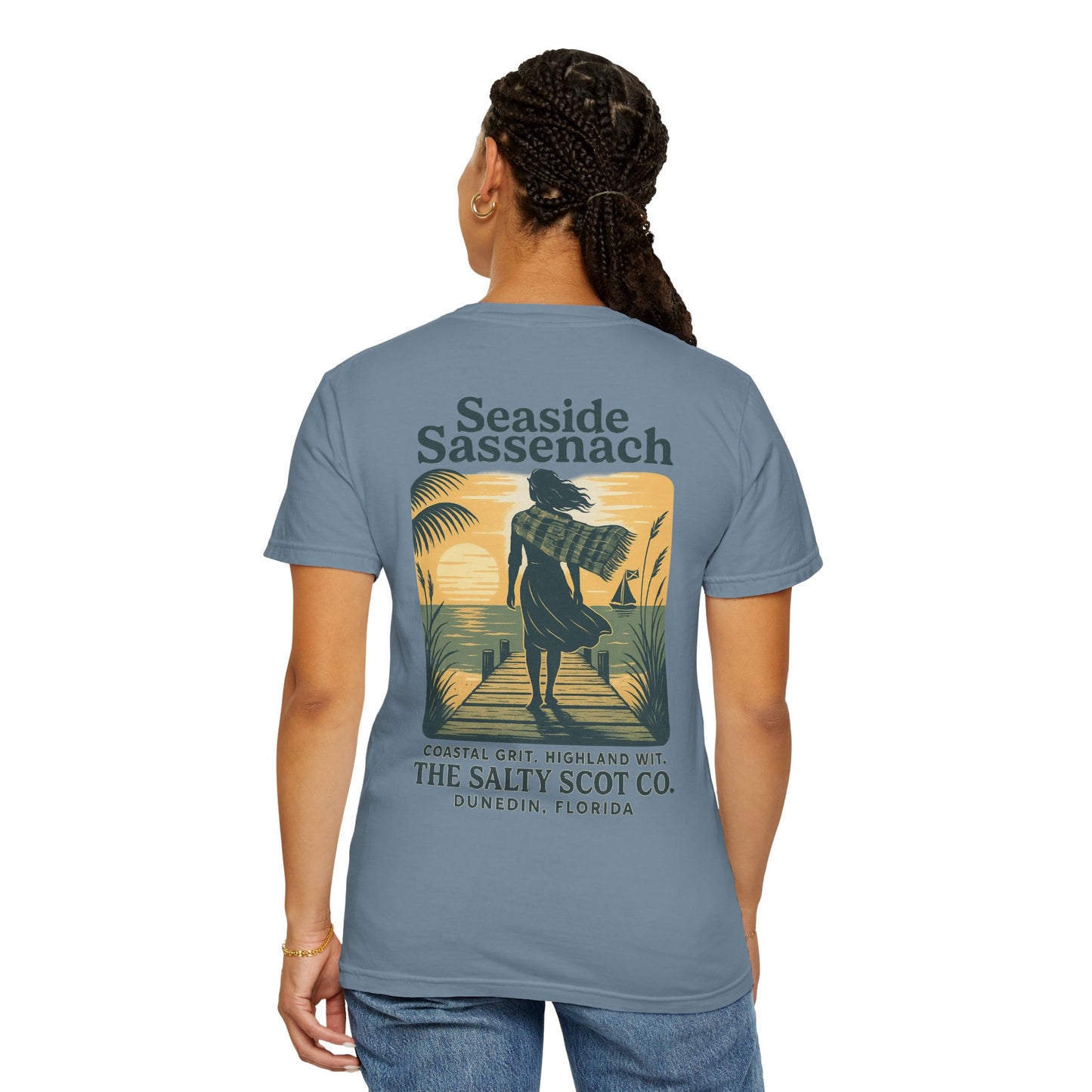 Seaside Sassenach Tee - The Salty Scot Collection