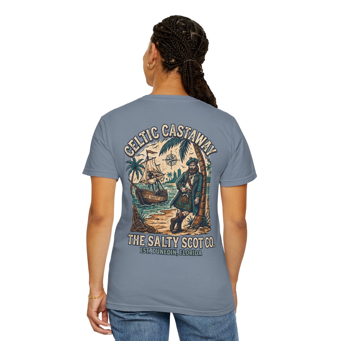Celtic Castaway Tee - The Salty Scot Collection