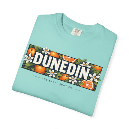Dunedin Citrus Blossom Tee (Dark) - The Salty Scot Collection