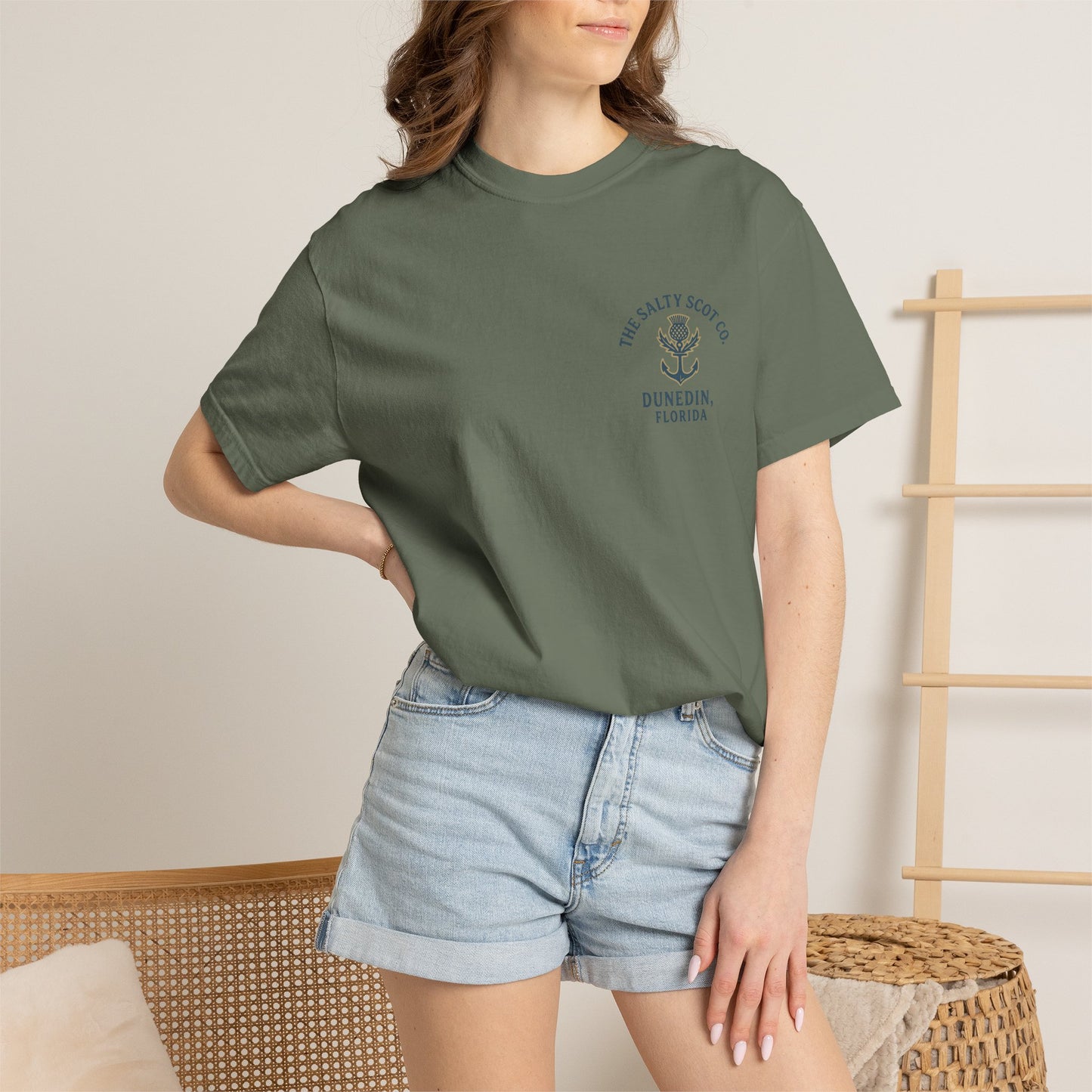 Seaside Sassenach Tee - The Salty Scot Collection