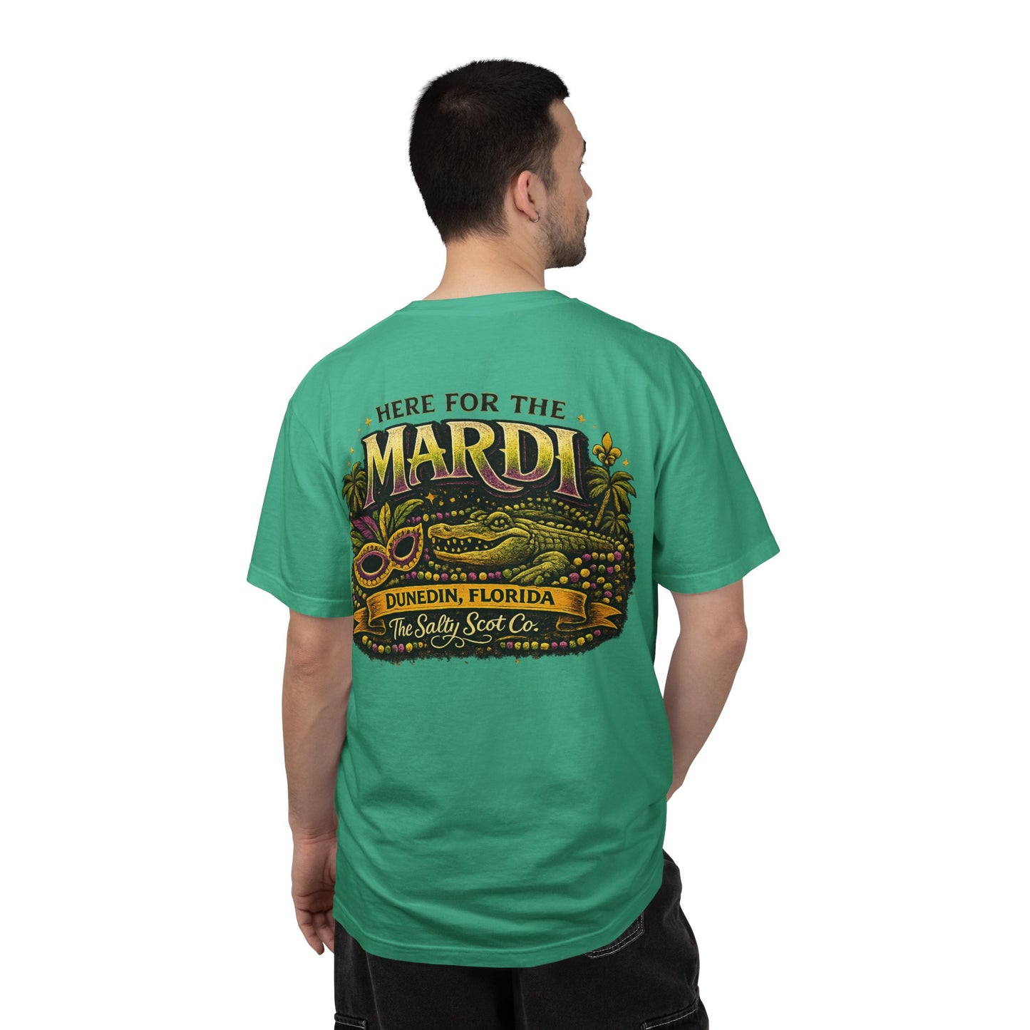 Here for the Mardi Tee - The Salty Scot Collection