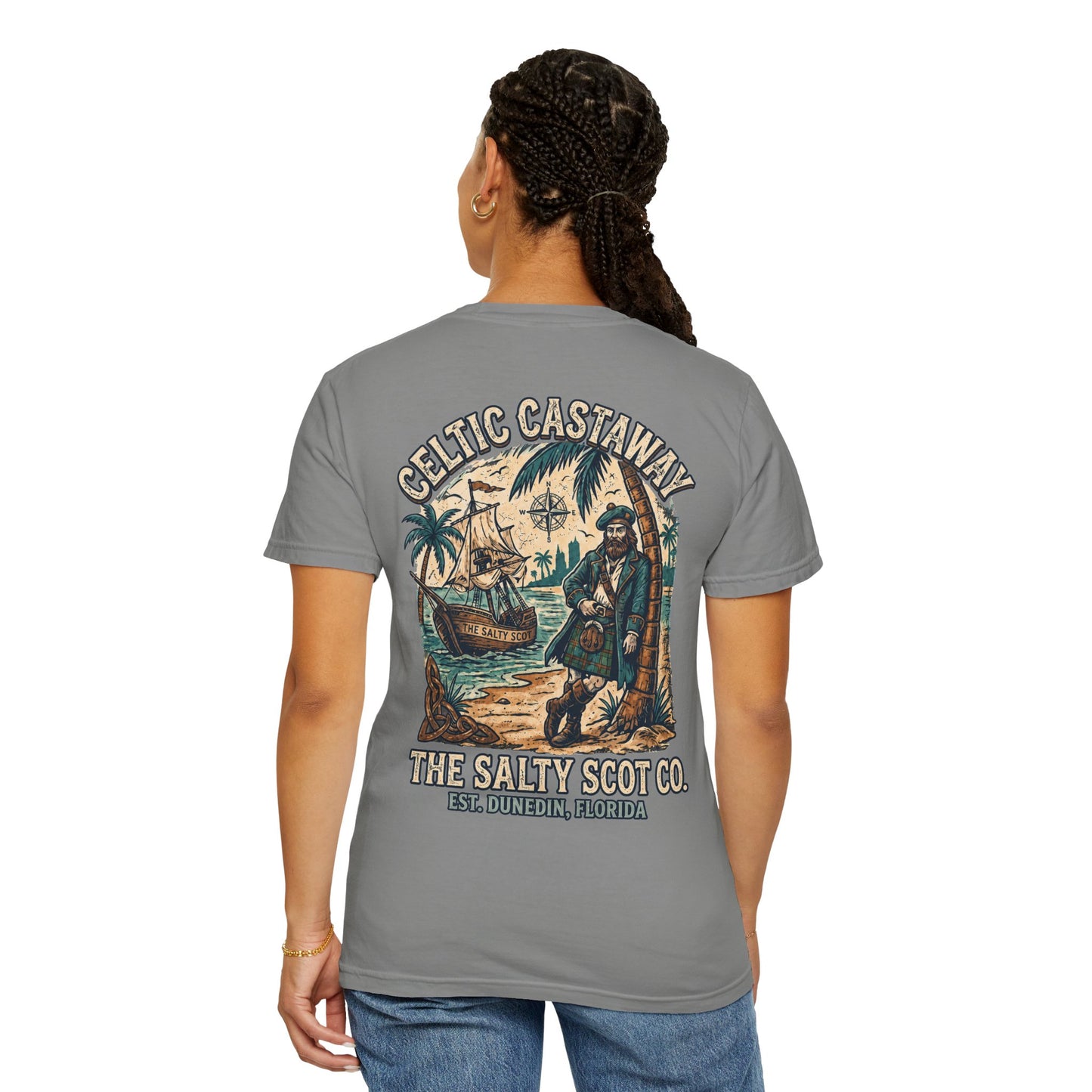 Celtic Castaway Tee - The Salty Scot Collection