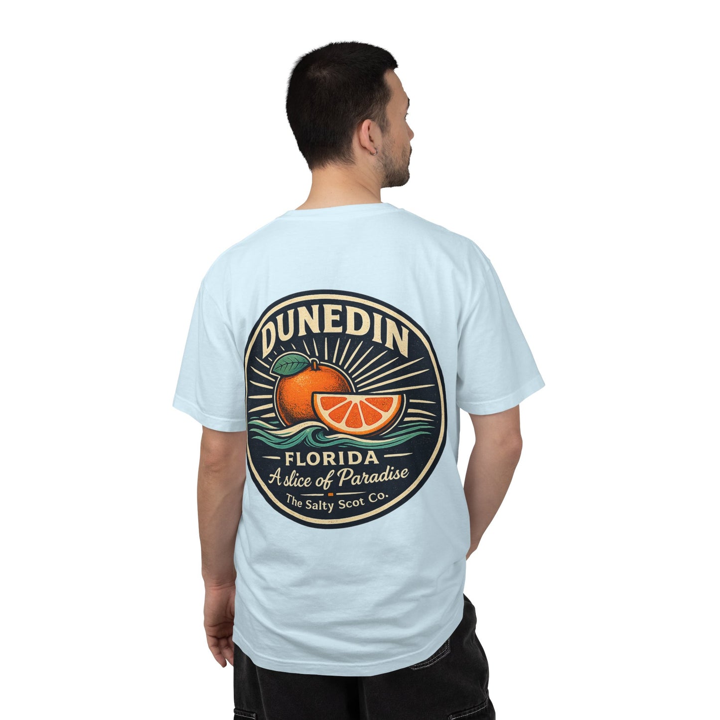 A Slice of Paradise Dunedin Tee - The Salty Scot Collection