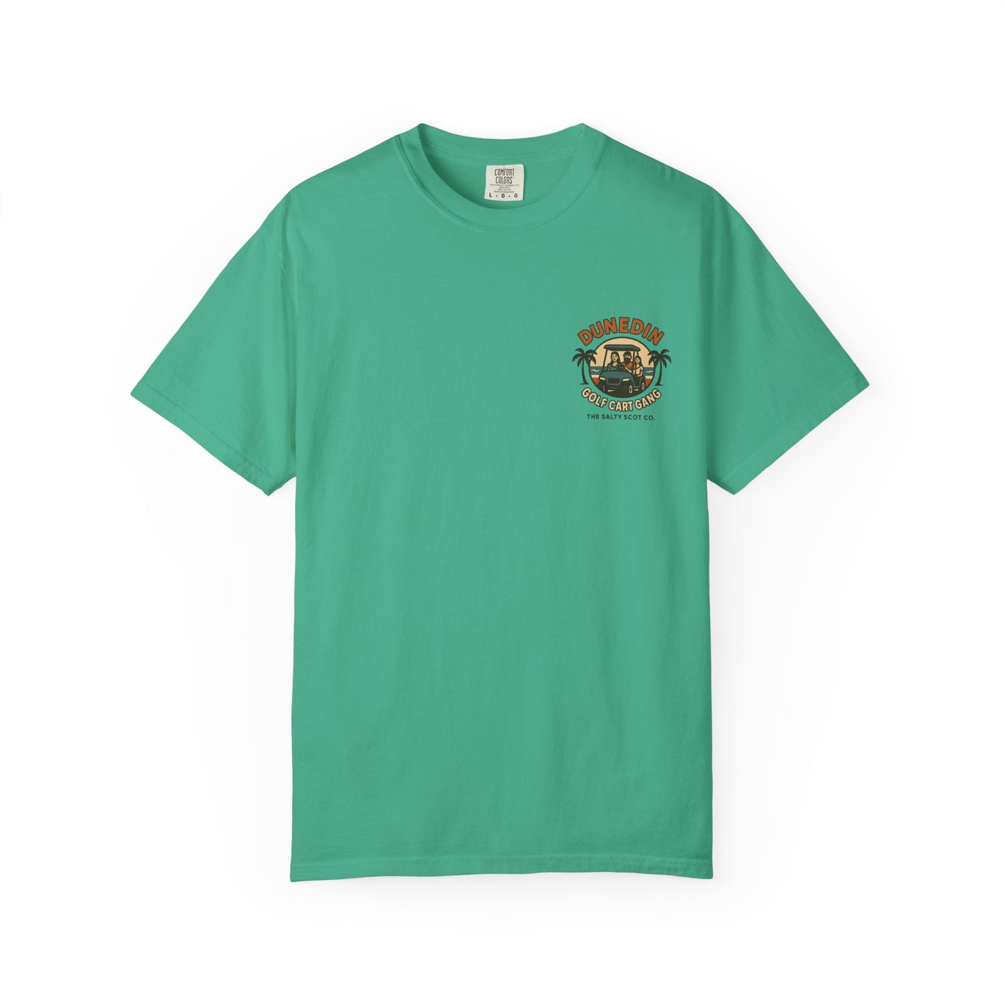 Dunedin Golf Cart Gang Tee – The Salty Scot Collection
